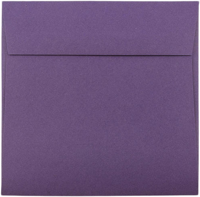 Dark Purple 28lb 6 x 6 Square Envelopes