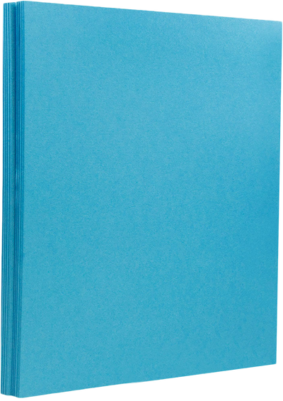 Peacock Blue 130lb 8 1/2 x 11 Cardstock