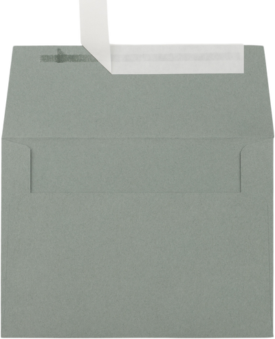 Slate Gray 28lb A6 Invitation Envelopes (4 3/4 x 6 1/2) with Peel & Seal