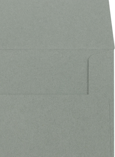 Slate Gray 28lb A6 Invitation Envelopes (4 3/4 x 6 1/2) with Peel & Seal