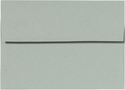 Slate Gray 28lb A6 Invitation Envelopes (4 3/4 x 6 1/2) with Peel & Seal