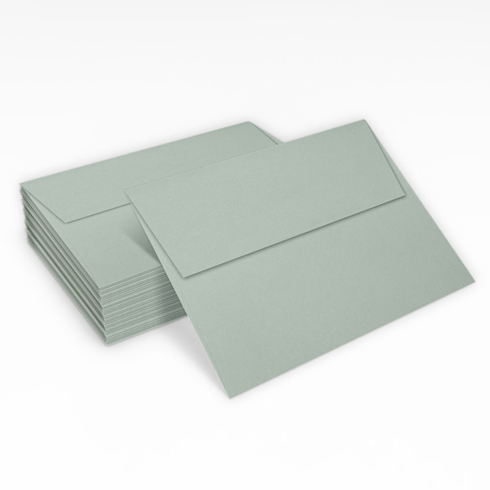 Slate Gray 28lb A7 Invitation Envelopes (5 1/4 x 7 1/4) with Peel & Seal