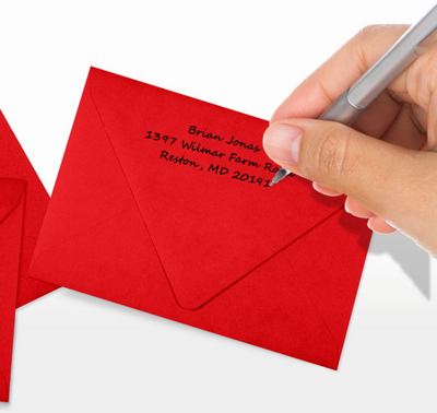 Ruby Red 32lb A1 Contour Flap Envelopes (3 5/8 x 5 1/8)