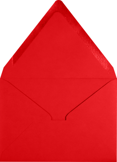 Ruby Red 32lb A1 Contour Flap Envelopes (3 5/8 x 5 1/8)