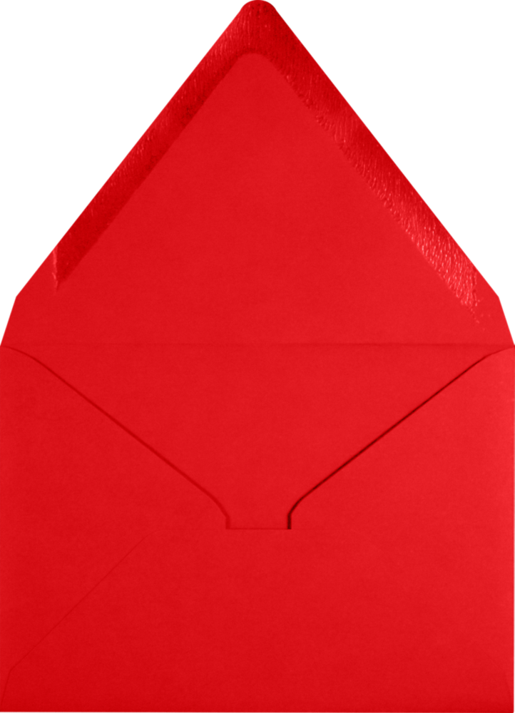 Ruby Red 32lb A1 Contour Flap Envelopes (3 5/8 x 5 1/8)