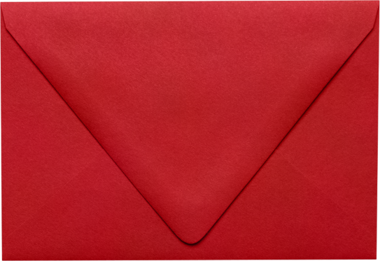 Red 32lb A4 Contour Flap Envelopes (4 1/4 x 6 1/4)