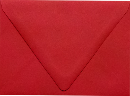 Red 32lb A6 Contour Flap Envelopes (4 3/4 x 6 1/2)