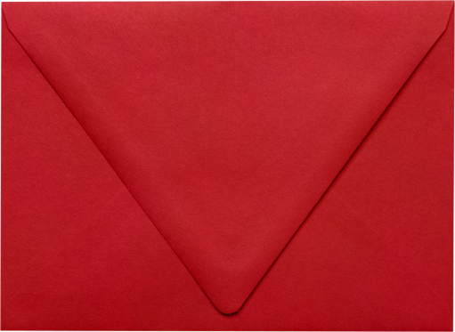 Red 32lb A7 Contour Flap Envelopes (5 1/4 x 7 1/4)
