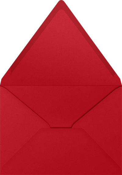 Red 32lb A7 Contour Flap Envelopes (5 1/4 x 7 1/4)