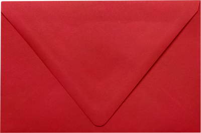 Red 32lb A9 Contour Flap Envelopes (5 3/4 x 8 3/4)