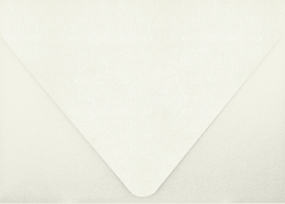 White Quartz Metallic A7 Pocket Invitations (5 x 7)