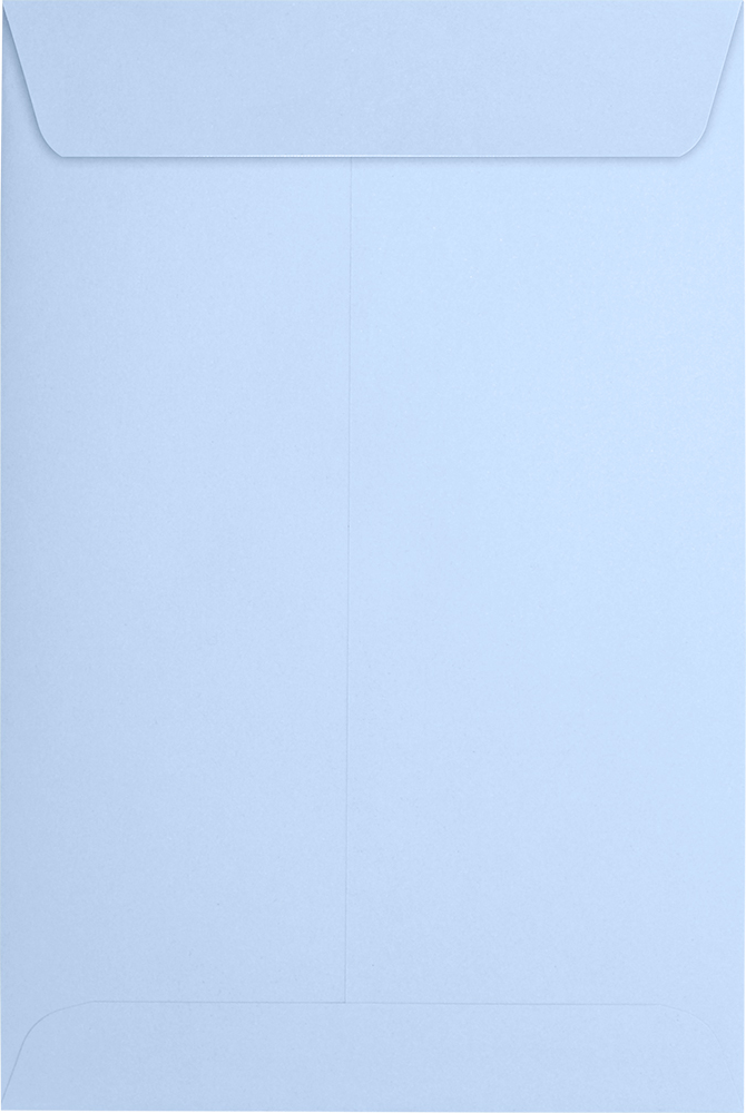 Baby Blue 32lb 6 x 9 Open End Envelopes with Peel & Seal
