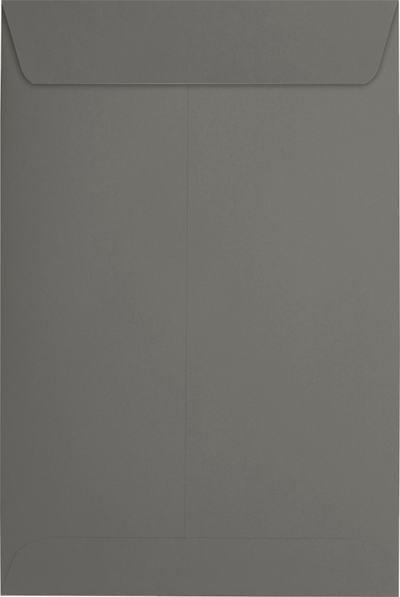 Dark Smoke Gray 32lb 6 x 9 Open End Envelopes with Peel & Seal