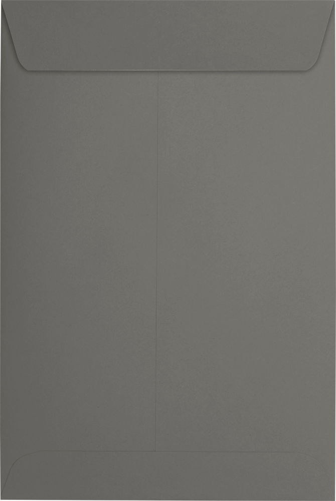 Dark Smoke Gray 32lb 6 x 9 Open End Envelopes with Peel & Seal