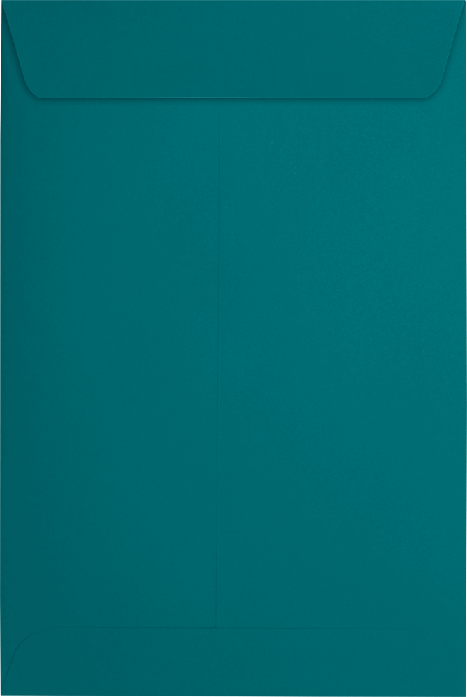 Teal Blue 32lb 6 x 9 Open End Envelopes with Peel & Seal