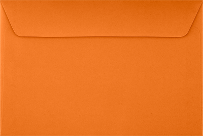 Mandarin Orange 32lb 6 x 9 Booklet Envelopes