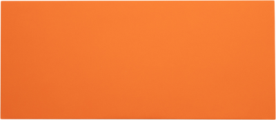 Mandarin Orange 32lb #10 Square Flap Envelopes (4 1/8 x 9 1/2) with Peel & Seal