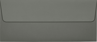 Dark Smoke Gray 32lb #10 Square Flap Envelopes (4 1/8 x 9 1/2) with Peel & Seal