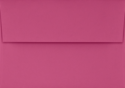 Fuchsia Pink Magenta 32lb A1 Invitation Envelopes (3 5/8 x 5 1/8) with Peel & Seal