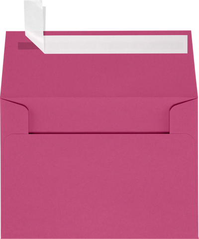 Fuchsia Pink Magenta 32lb A1 Invitation Envelopes (3 5/8 x 5 1/8) with Peel & Seal