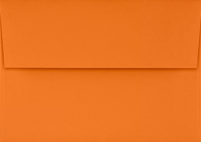 Mandarin Orange 32lb A1 Invitation Envelopes (3 5/8 x 5 1/8) with Peel & Seal