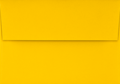 Sunflower Yellow 32lb A1 Invitation Envelopes (3 5/8 x 5 1/8) with Peel & Seal
