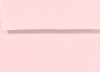 Baby Candy Pink 32lb A1 Invitation Envelopes (3 5/8 x 5 1/8) with Peel & Seal