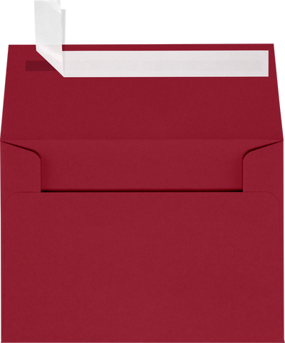 Garnet Dark Red 32lb A1 Invitation Envelopes (3 5/8 x 5 1/8) with Peel & Seal