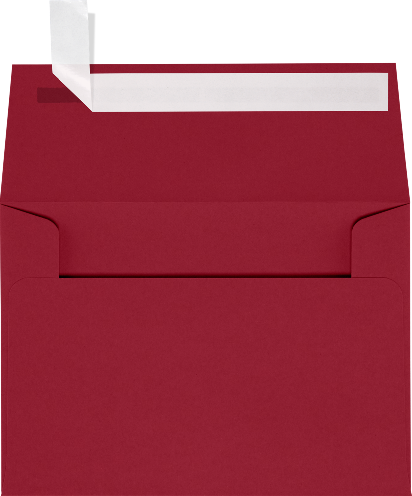 Garnet Dark Red 32lb A1 Invitation Envelopes (3 5/8 x 5 1/8) with Peel & Seal