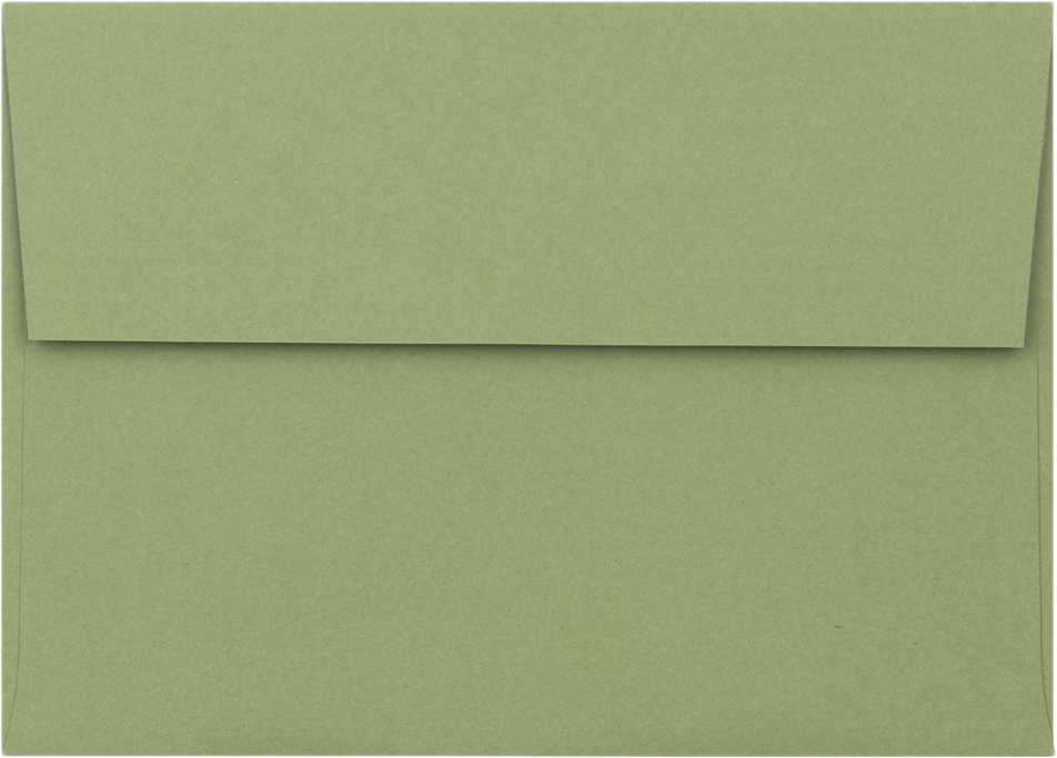 Olive Green 28lb A1 Invitation Envelopes (3 5/8 x 5 1/8) with Peel & Seal