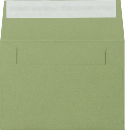 Olive Green 28lb A1 Invitation Envelopes (3 5/8 x 5 1/8) with Peel & Seal