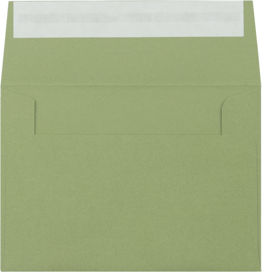 Olive Green 28lb A1 Invitation Envelopes (3 5/8 x 5 1/8) with Peel & Seal