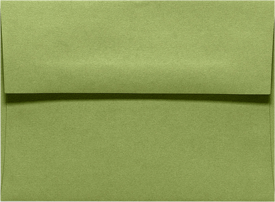 Olive Green 28lb A1 Invitation Envelopes (3 5/8 x 5 1/8) with Peel & Seal