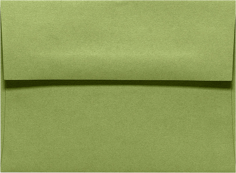 Olive Green 28lb A1 Invitation Envelopes (3 5/8 x 5 1/8) with Peel & Seal