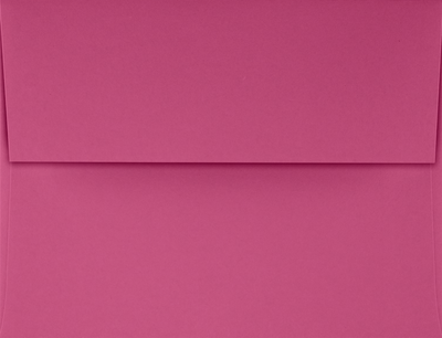 Fuchsia Pink Magenta 32lb A2 Invitation Envelopes (4 3/8 x 5 3/4) with Peel & Seal