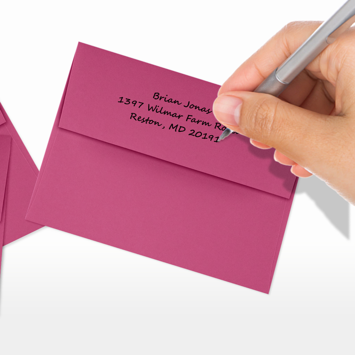 Fuchsia Pink Magenta 32lb A2 Invitation Envelopes (4 3/8 x 5 3/4) with Peel & Seal