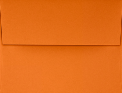 Mandarin Orange 32lb A2 Invitation Envelopes (4 3/8 x 5 3/4) with Peel & Seal
