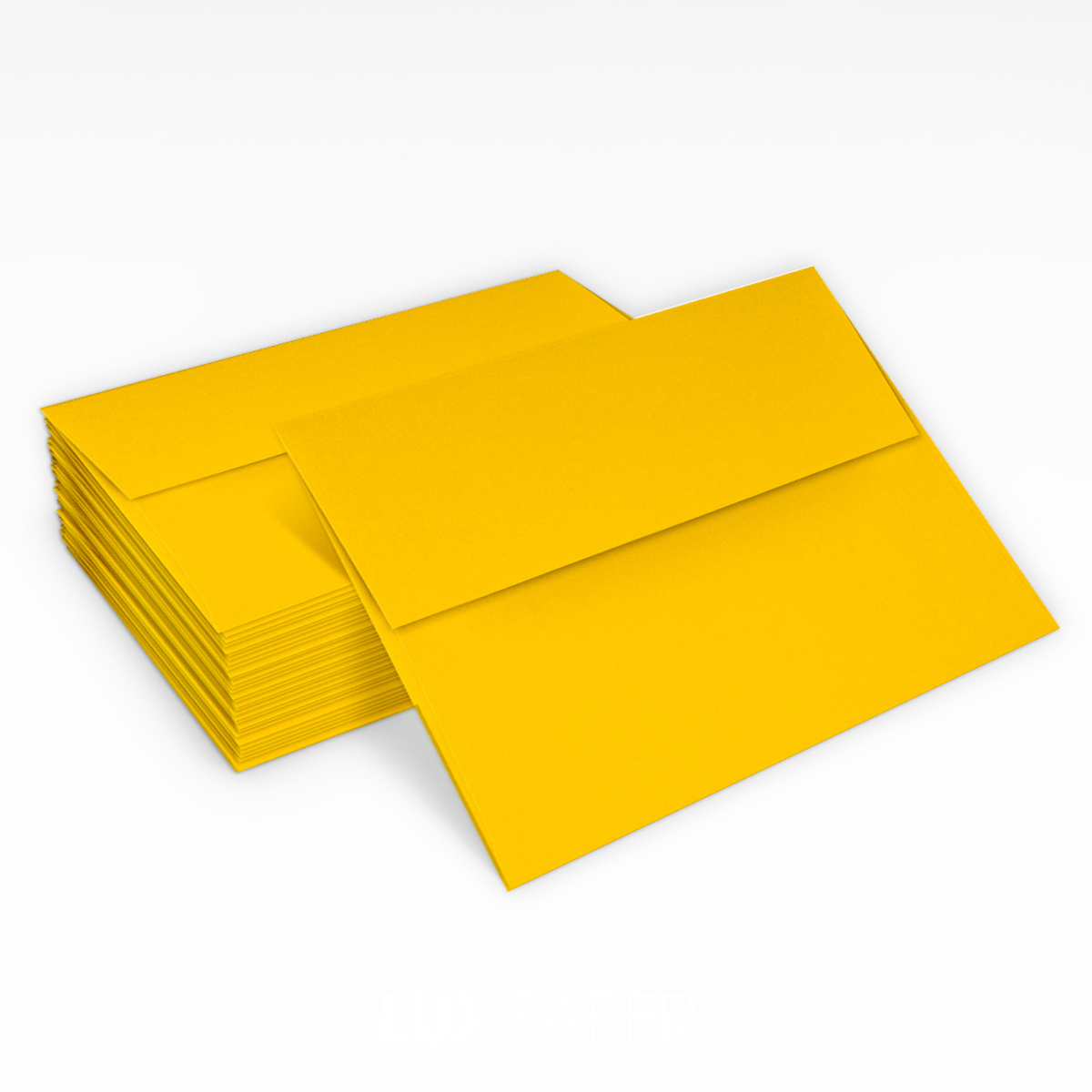 Sunflower Yellow 32lb A2 Invitation Envelopes (4 3/8 x 5 3/4) with Peel & Seal