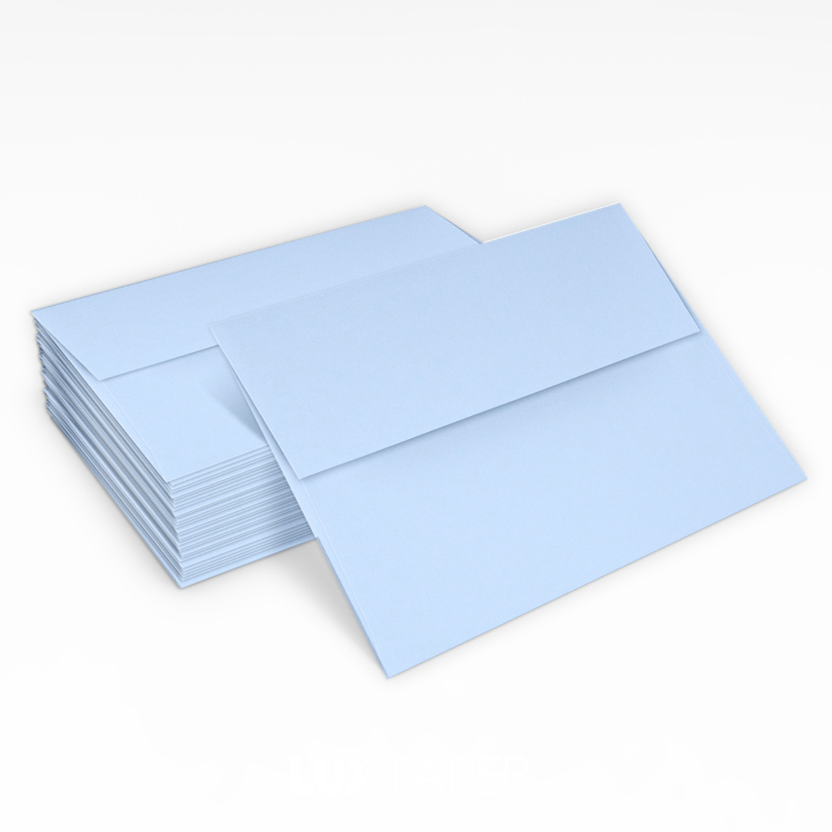 Baby Blue 32lb A2 Invitation Envelopes (4 3/8 x 5 3/4) with Peel & Seal