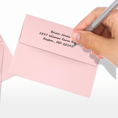 Baby Candy Pink 32lb A2 Invitation Envelopes (4 3/8 x 5 3/4) with Peel & Seal