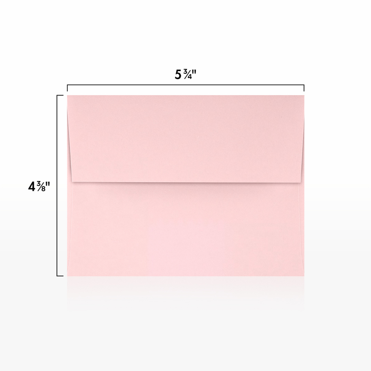 Baby Candy Pink 32lb A2 Invitation Envelopes (4 3/8 x 5 3/4) with Peel & Seal