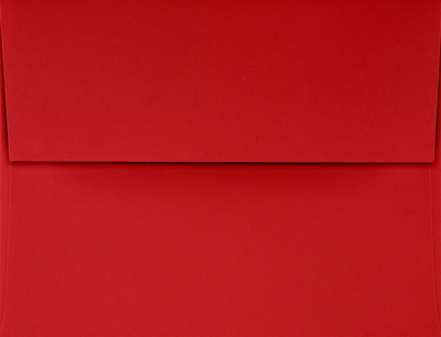 Red 32lb A2 Invitation Envelopes (4 3/8 x 5 3/4) with Peel & Seal