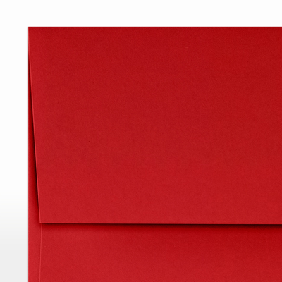 Red 32lb A2 Invitation Envelopes (4 3/8 x 5 3/4) with Peel & Seal
