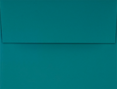 Teal Blue 32lb A2 Invitation Envelopes (4 3/8 x 5 3/4) with Peel & Seal