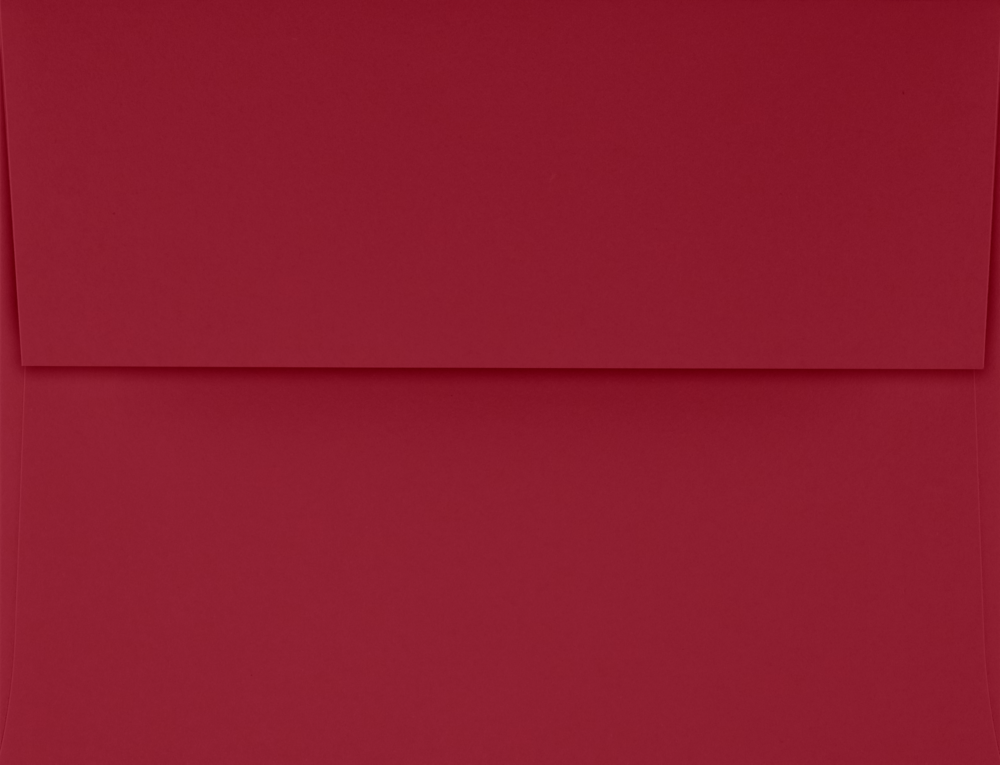 Garnet Dark Red 32lb A2 Invitation Envelopes (4 3/8 x 5 3/4) with Peel & Seal