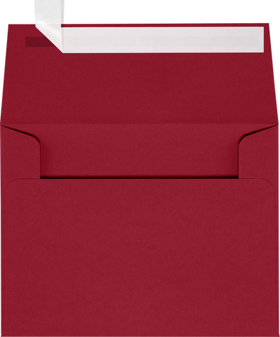 Garnet Dark Red 32lb A2 Invitation Envelopes (4 3/8 x 5 3/4) with Peel & Seal