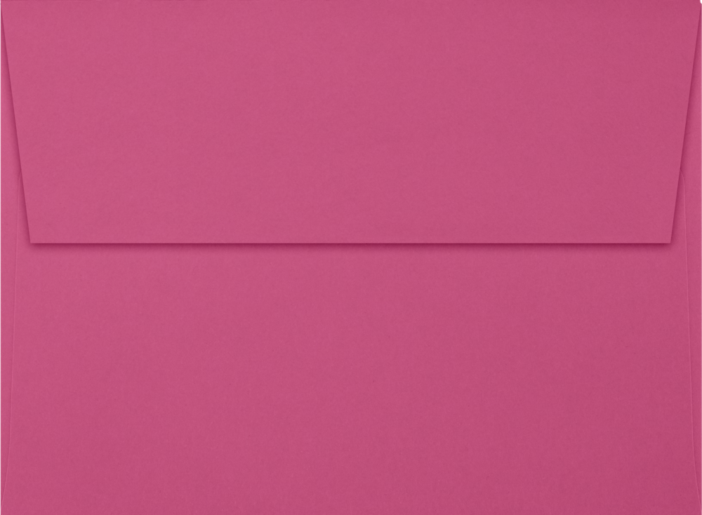 Fuchsia Pink Magenta 32lb A6 Invitation Envelopes (4 3/4 x 6 1/2) with Peel & Seal