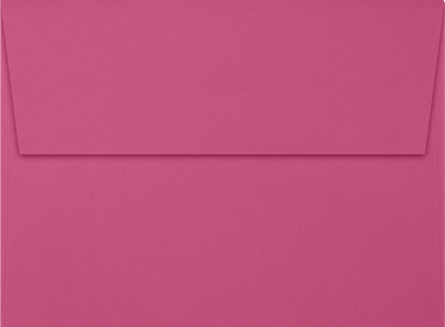 Fuchsia Pink Magenta 32lb A6 Invitation Envelopes (4 3/4 x 6 1/2) with Peel & Seal
