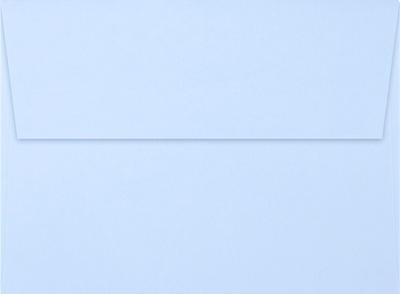 Baby Blue 32lb A6 Invitation Envelopes (4 3/4 x 6 1/2) with Peel & Seal