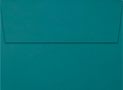 Teal Blue 32lb A6 Invitation Envelopes (4 3/4 x 6 1/2) with Peel & Seal